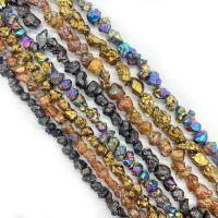 Gemstone Chips, plated, DIY & different size for choice, more colors for choice, Sold Per Approx 38 cm Strand