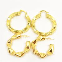 Brass Stud Earring high quality plated & for woman golden nickel lead & cadmium free Sold By Pair