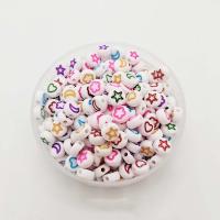 Acryl Schmuck Perlen, flache Runde, DIY & Emaille, keine, 4x7mm, ca. 3600PCs/Tasche, verkauft von Tasche