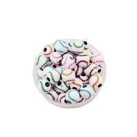 Akryl smykker perler, Baseball, du kan DIY, flere farver til valg, 12mm, Ca. 600pc'er/Bag, Solgt af Bag