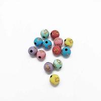 Plated Acrylic Beads, Cross, DIY, more colors for choice, 8mm, Approx 1900PCs/Bag, Sold By Bag