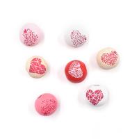 Wood Beads, DIY & different designs for choice, more colors for choice, 16x16mm, Hole:Approx 4mm, Sold By PC