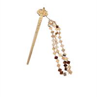 Hair Stick, Tibetan Style, gold color plated, fashion jewelry & for woman, golden, nickel, lead & cadmium free, 140mm,190mm, Sold By PC