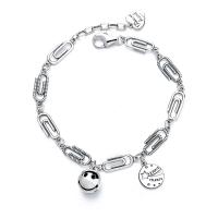 Sterling Sølv Armbånd, 925 Sterling Sølv, poleret, mode smykker & for kvinde, 190mm, Solgt af PC