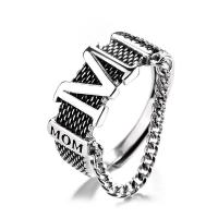 Sterling Silver Jewelry Finger Ring, 925 sterline d'argento, lucido, Regolabile & per la donna, Venduto da PC