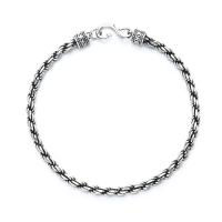 Sterling Zilver Armbanden, 925 sterling zilver, gepolijst, mode sieraden & verschillende grootte voor keus & voor vrouw, Verkocht door PC