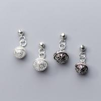 925 Sterling Silver Pendant, Bell, DIY & different size for choice & hollow, more colors for choice, Sold By PC
