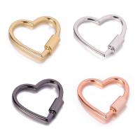 Zinc Alloy Screw Carabiner Lock Charms plated nickel lead & cadmium free Sold By Bag