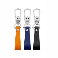 Schlüsselanhänger, Zinklegierung, mit PU Leder, unisex, keine, frei von Nickel, Blei & Kadmium, 155x25mm, verkauft von PC