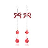 Christmas Earrings Zinc Alloy Christmas Design & for woman nickel lead & cadmium free Sold By Pair
