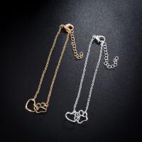 Stainless Steel Jewelry Bracelet, 304 Stainless Steel, with 4cm extender chain, Vacuum Ion Plating, fashion jewelry & for woman, more colors for choice, Length:13.5 cm, Sold By PC