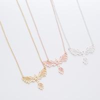 Stainless Steel Jewelry Necklace 304 Stainless Steel Phoenix Vacuum Ion Plating fashion jewelry & for woman Length 45 cm Sold By PC