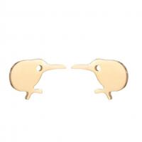 Stainless Steel Stud Earrings 304 Stainless Steel Bird Vacuum Ion Plating fashion jewelry & for woman Sold By Pair