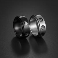 304 acciaio inox anello, gioielli di moda & formato differente per scelta & per l'uomo, nessuno, 8x2.30mm, Venduto da PC