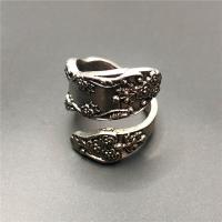 Zinc Alloy Cuff fingerring, mode smykker & for kvinde, nikkel, bly & cadmium fri, 22mm, Solgt af PC
