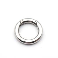 Titanium Steel Snap Clasp, polished, different size for choice, Sold By PC