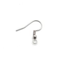 Titanium Steel Earring Hook, plated, different styles for choice, more colors for choice, 20x20mm, Sold By PC