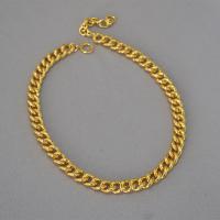 Brass Necklace, plated, fashion jewelry & for woman, more colors for choice, 460mm, Sold By PC