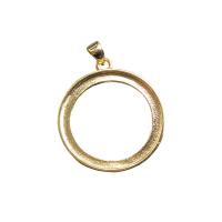 Zinc Alloy Pendant 18K gold plated & hollow Sold By PC