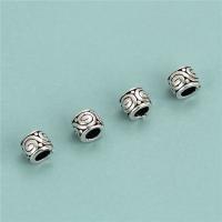 925 Sterling Silver Spacer Bead, vintage & DIY, 3.80x3mm, Hole:Approx 2mm, Sold By PC