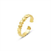 Пальцевидное Кольцо Титановой Стали, титан, Сердце, Женский, Много цветов для выбора, 4mm, размер:7, продается PC