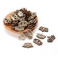Wood Pendants, Carved, DIY & mixed, 30mm, 50PCs/Bag, Sold By Bag