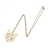 Titanstahl Halskette, Tiger, Modeschmuck & für Frau, keine, 28x30mm, Länge:45 cm, verkauft von PC