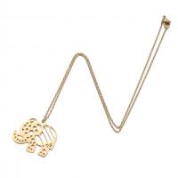 Titanstahl Halskette, Elephant, Modeschmuck & für Frau, keine, 30x25mm, Länge:45 cm, verkauft von PC
