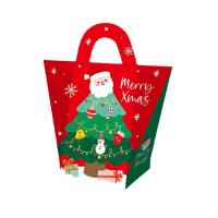 Papier Geschenkkarton, Kunstdruck, Weihnachts-Design & mit Brief Muster, keine, 75x70x170mm, verkauft von PC