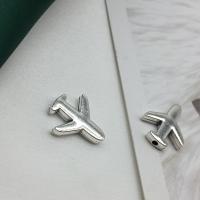 Zinc Alloy Jewelry Beads Airplane antique silver color plated DIY Sold By Lot