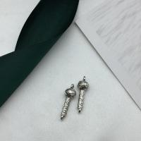 Tibetan Style Connector, microphone, antique silver color plated, DIY, 8x24mm, 200PCs/Lot, Sold By Lot