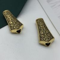 Tibetan Style Jewelry Beads, antique gold color plated, DIY, 12x25mm, 200PCs/Lot, Sold By Lot