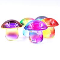Fashion Decoration, Quartz, mushroom, Carved, different packing style for choice, more colors for choice, 50mm, Sold By PC