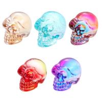 Naturlig Quartz Dekoration, Skull, forskellig størrelse for valg, flere farver til valg, Solgt af PC