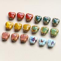Porcelain Jewelry Beads, Butterfly, DIY, more colors for choice, 14x14mm, Approx 100PCs/Bag, Sold By Bag