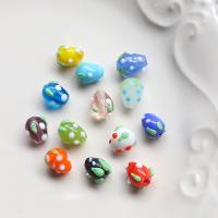 Blown Lampwork Beads, DIY, more colors for choice, 11x12mm, Sold By PC
