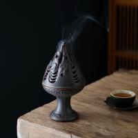 porcelaine Brûleur d’encens, fait à la main, pour la maison et le bureau & durable, 96x182mm, Vendu par PC