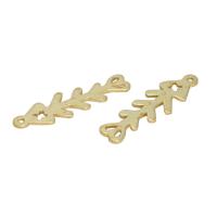 Brass Jewelry Pendants Fish Bone polished DIY golden nickel lead & cadmium free Sold By Bag