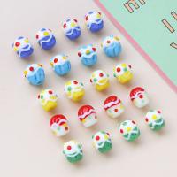 Lampwork Beads, Cake, DIY, more colors for choice, 10x13mm, Sold By PC