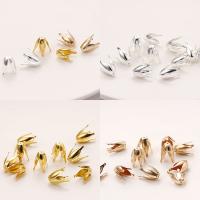 Brass Bead Cap, Lotus, plated, DIY, more colors for choice, nickel, lead & cadmium free, 12x10mm, 10PCs/Bag, Sold By Bag
