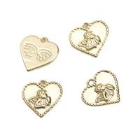 Brass Heart Pendants, plated, DIY & different styles for choice, more colors for choice, nickel, lead & cadmium free, Sold By PC