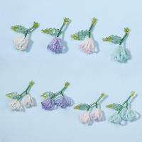 KRISTALLanhänger, Seedbead, mit Kristall, Blume, DIY & verschiedene Stile für Wahl, keine, 35x43mm,43x48mm, verkauft von PC
