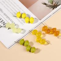 Lampwork Beads, Lemon, DIY, more colors for choice, 10x14mm, Sold By PC