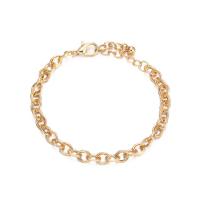 Bracelet en alliage de zinc, Placage de couleur d'or, trois pièces & pour femme, Or, 190mm, Vendu par PC