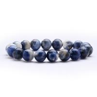 Sodalite Bracelet Round Unisex Length Approx 7.5 Inch Sold By PC