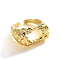 Sterling Silver Κοσμήματα δάχτυλο του δακτυλίου, 925 Sterling Silver, επιχρυσωμένο, Ρυθμιζόμενο & για τη γυναίκα, περισσότερα χρώματα για την επιλογή, Μέγεθος:10, Sold Με PC