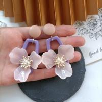Acrylic Jewelry Earring fashion jewelry & for woman 60mm Sold By Pair