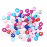 Polimero-Clay-Beads, argilla polimero, Cerchio, DIY, colori misti, 10mm, Appross. 100PC/borsa, Venduto da borsa