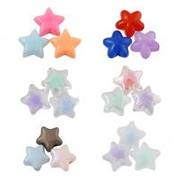 Mixed Acrylic Beads with plastic bag Star DIY mixed colors Approx Sold By Bag