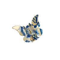 Заколки-Крабы, Ацетатный лист, бабочка, Связанный вручную, ювелирные изделия моды & Женский, Много цветов для выбора, 50x40mm, продается PC